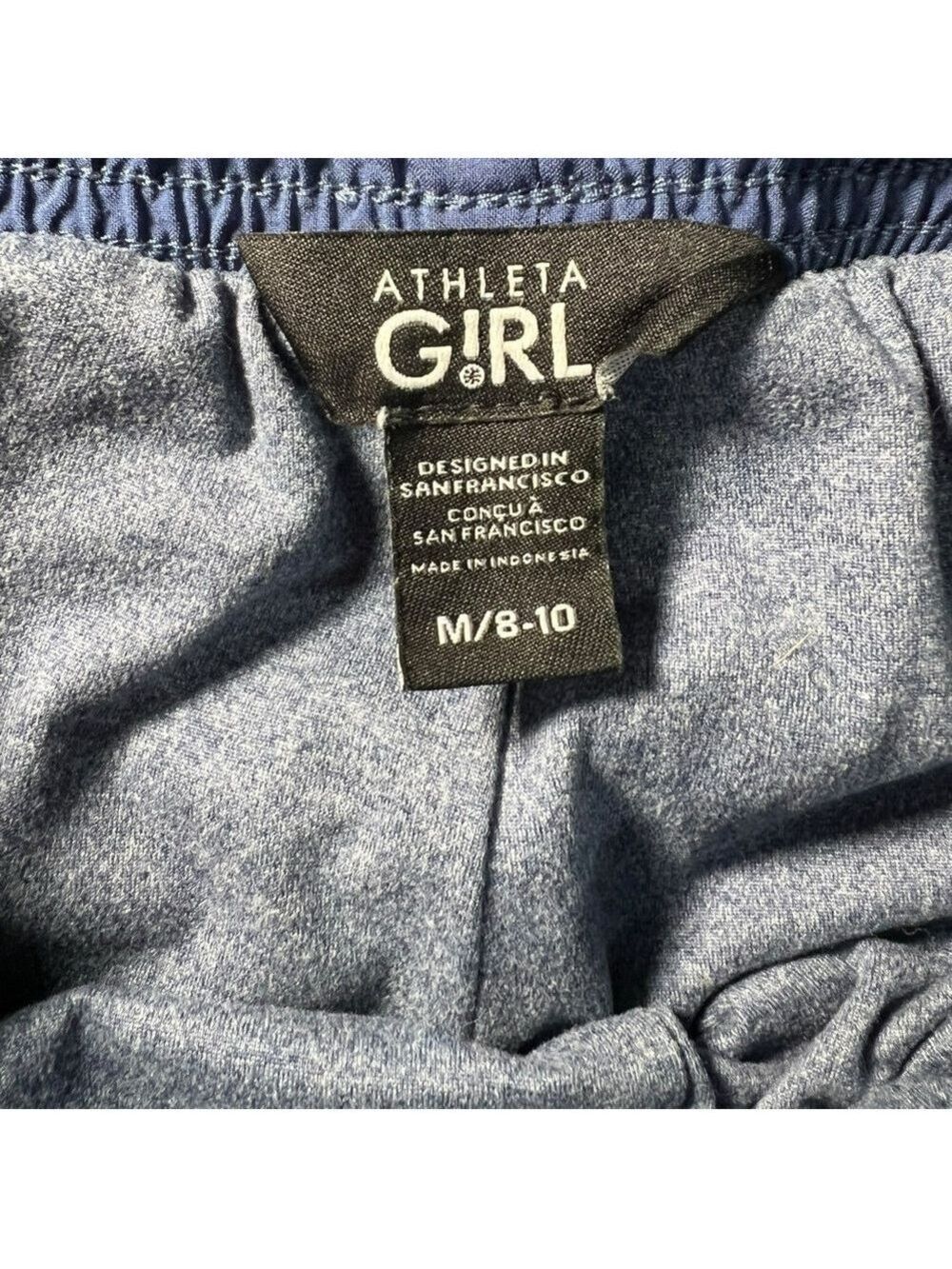 Athleta Girl Lined High Jump Jogger Navy Size Medium - Picture 4 of 10